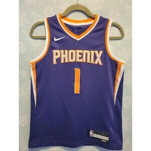 Devin Booker Phoenix Suns NBA Nike Jersey Purple Kids Medium Basketball Youth